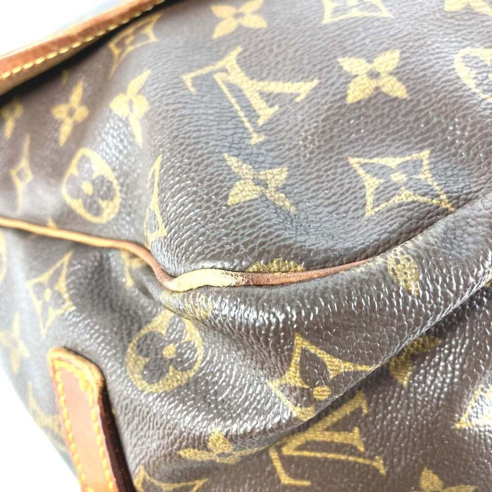 LOUIS VUITTON M42254 Monogram Saumur 35 Handbag, Crossbody Bag, Flap Shoulder... - Picture 7 of 16